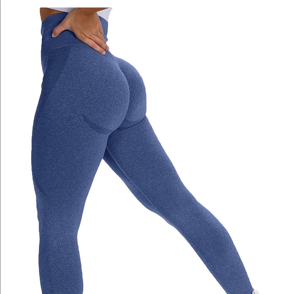 Seamless legging, blue - SOLD